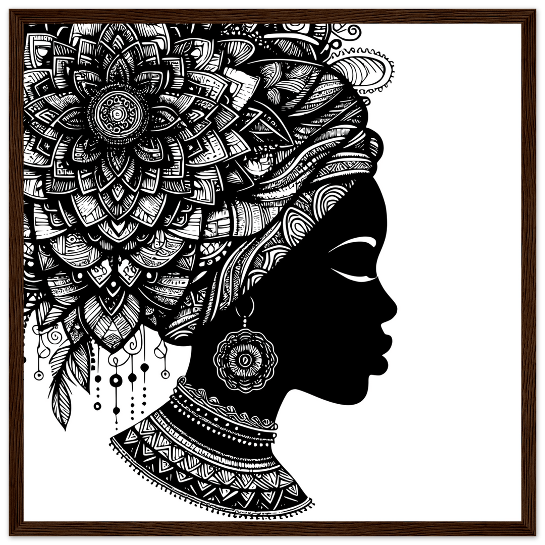 Affiche "beauté africaine" | Afrique - MoodElle