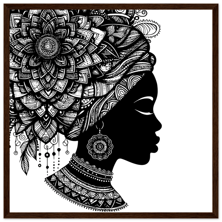 Affiche "beauté africaine" | Afrique - MoodElle