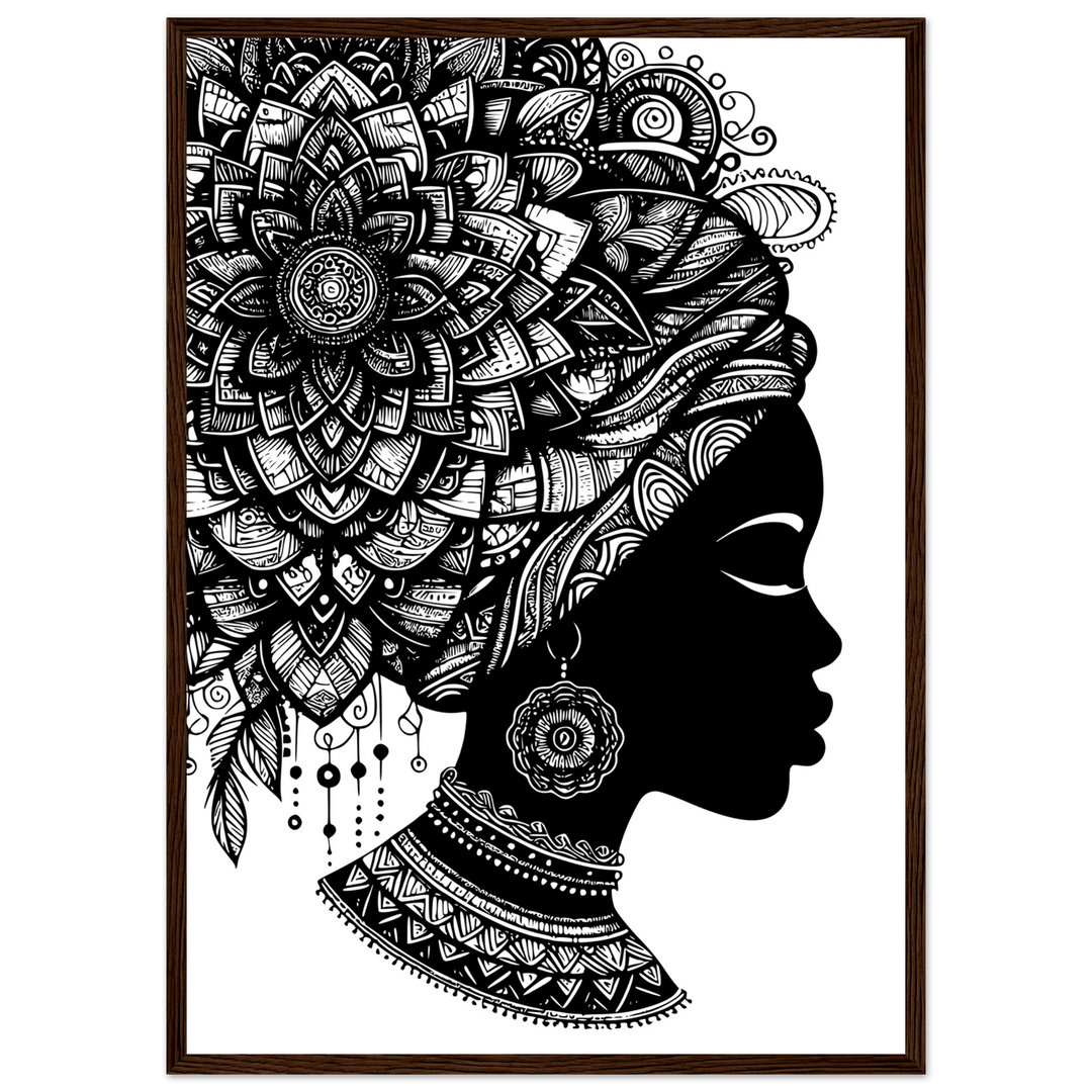 Affiche "beauté africaine" | Afrique - MoodElle