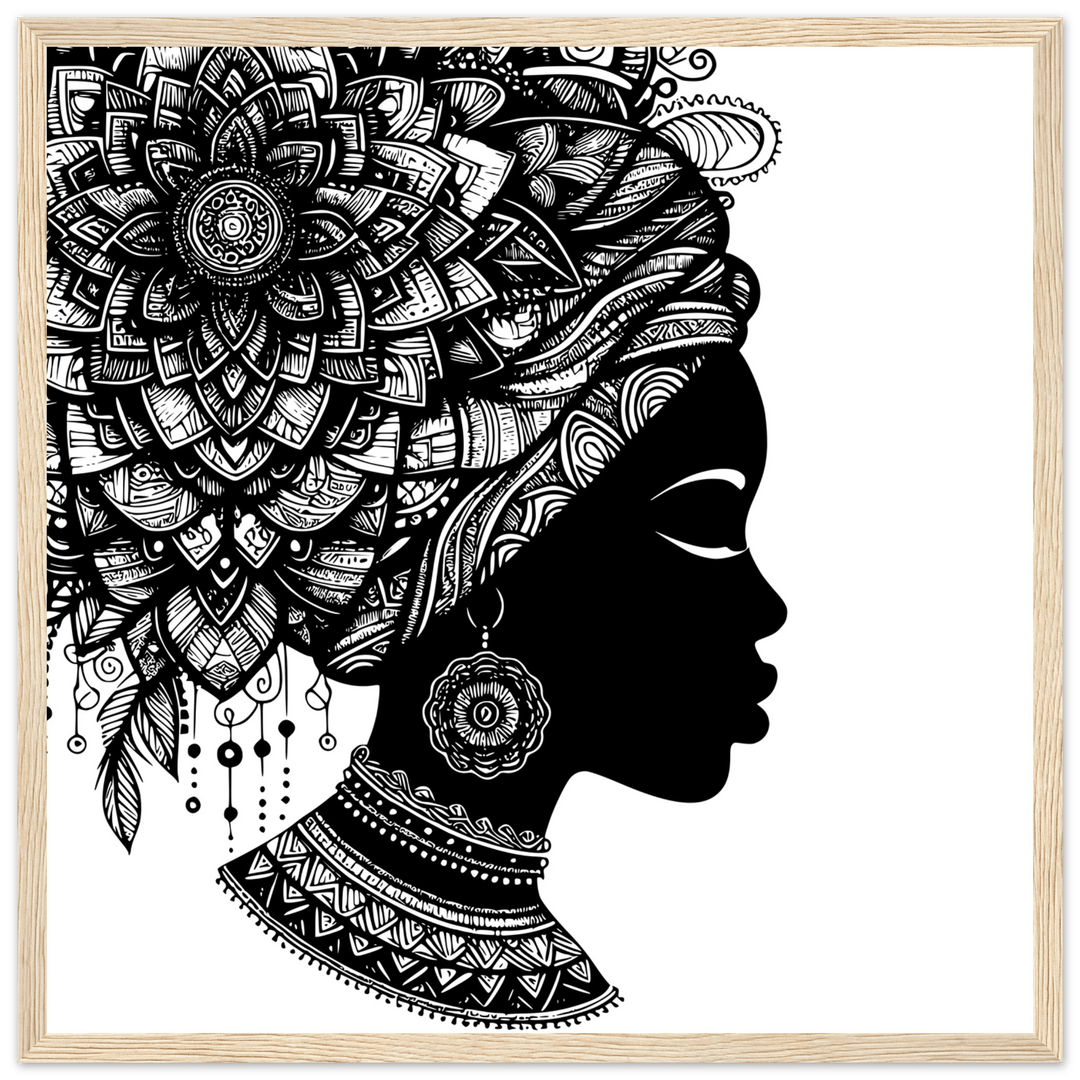 Affiche "beauté africaine" | Afrique - MoodElle