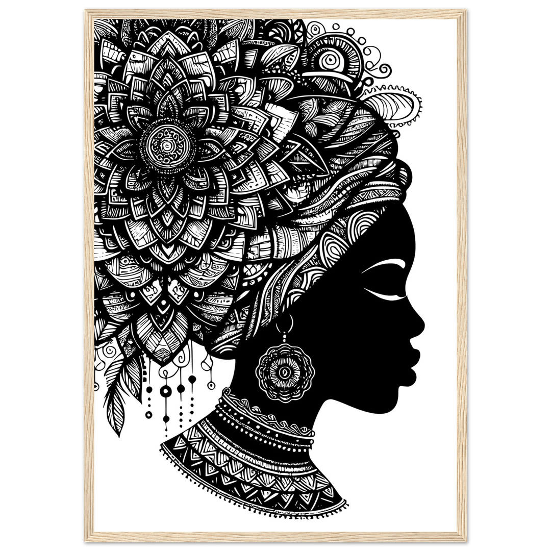 Affiche "beauté africaine" | Afrique - MoodElle