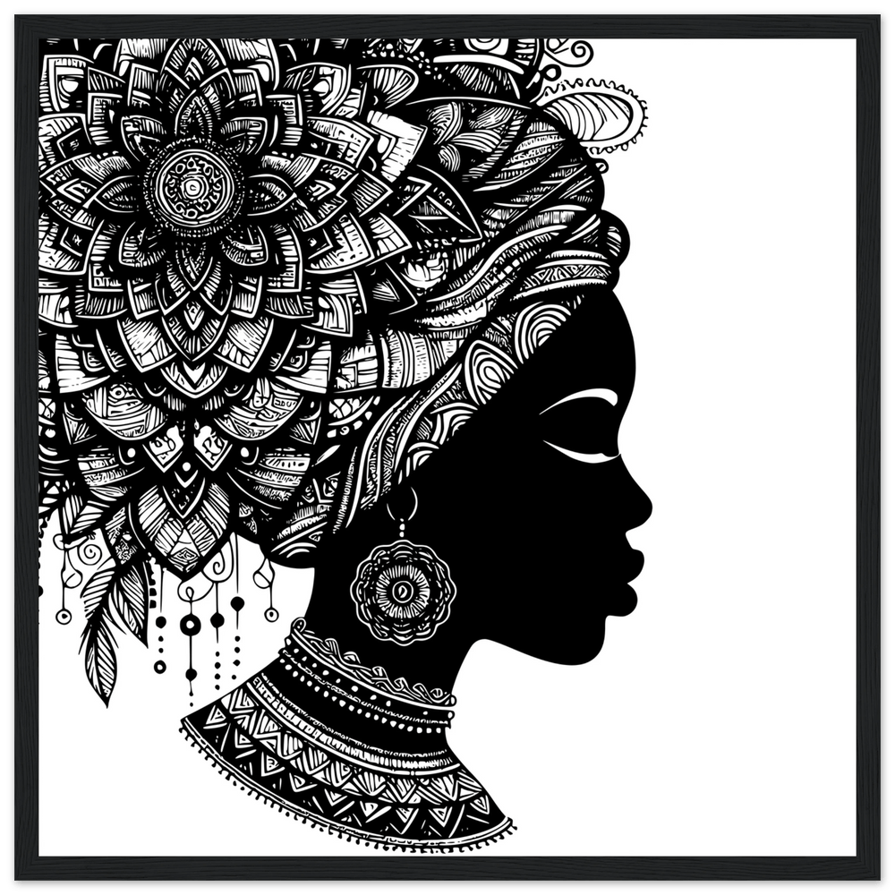 Affiche "beauté africaine" | Afrique - MoodElle