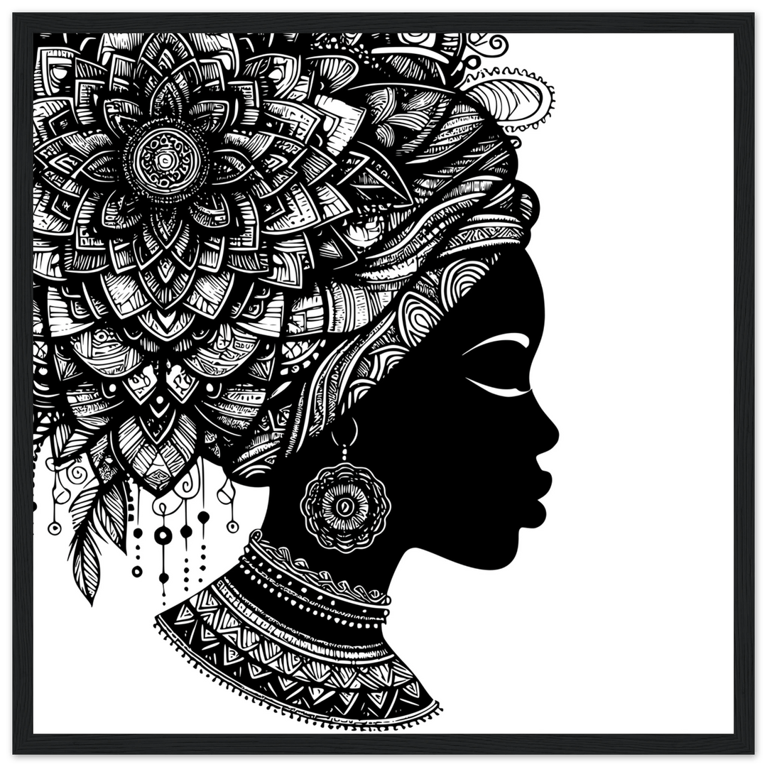 Affiche "beauté africaine" | Afrique - MoodElle