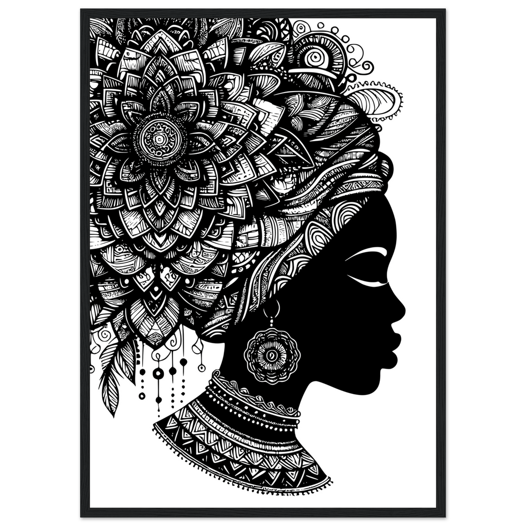 Affiche "beauté africaine" | Afrique - MoodElle