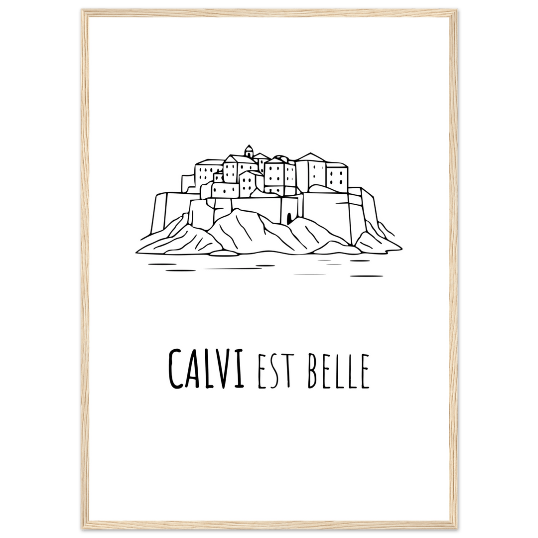 Affiche " Calvi est Belle" | Calvi - MoodElle