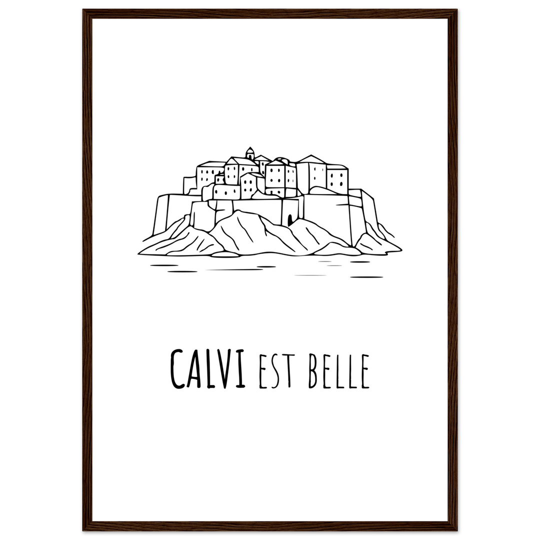 Affiche " Calvi est Belle" | Calvi - MoodElle