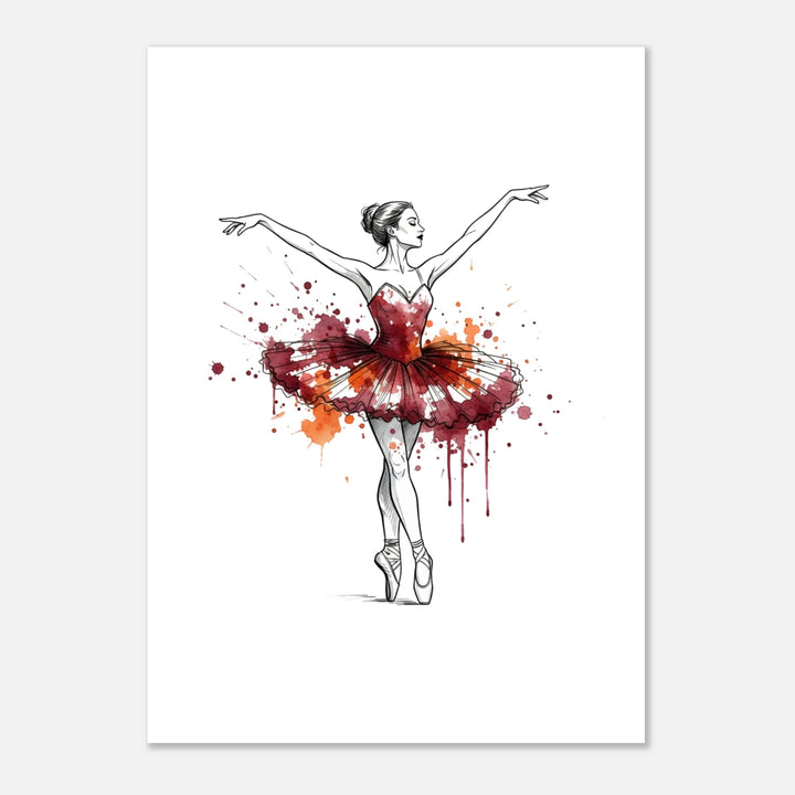 Affiche danse | Style aquarelle - MoodElle