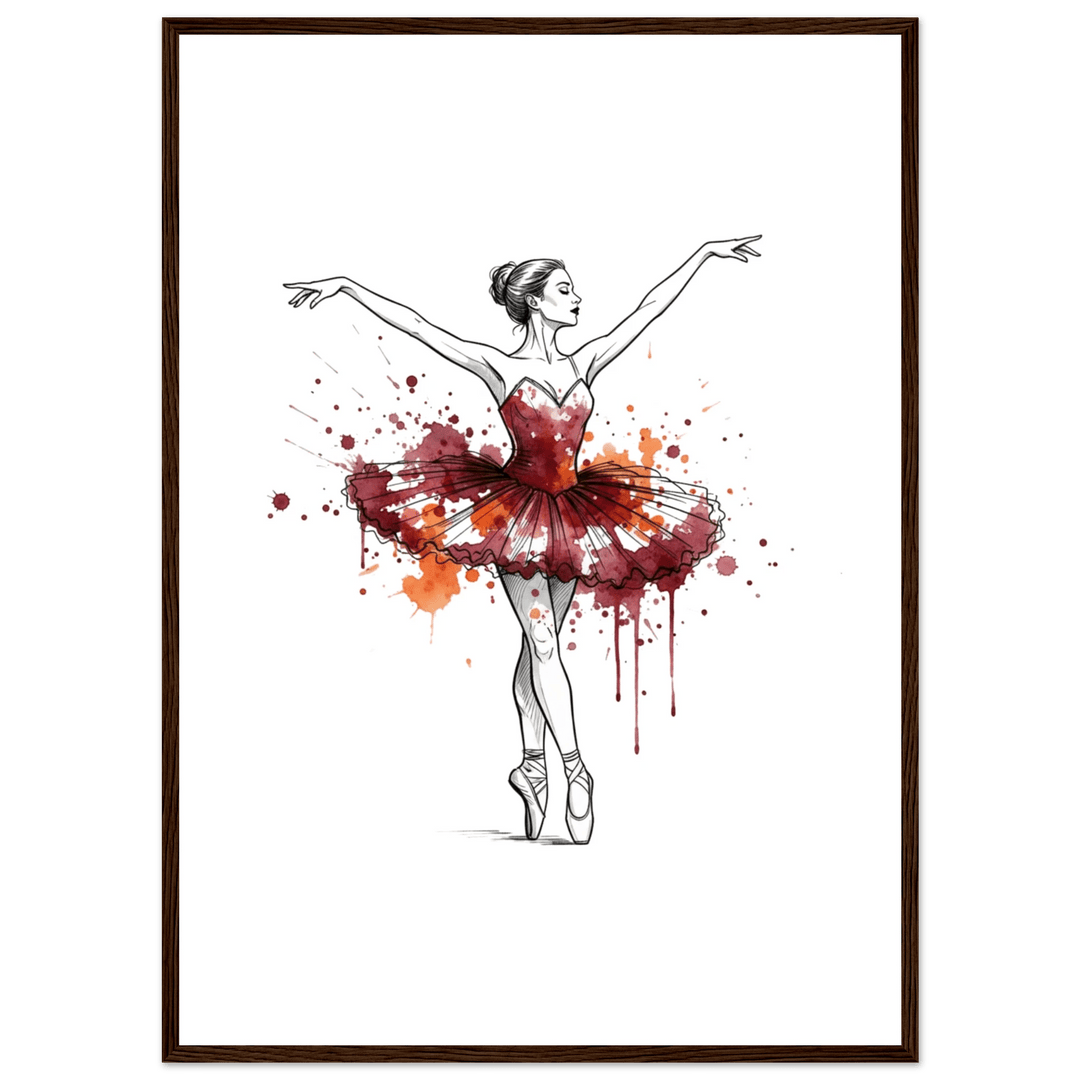 Affiche danse | Style aquarelle - MoodElle