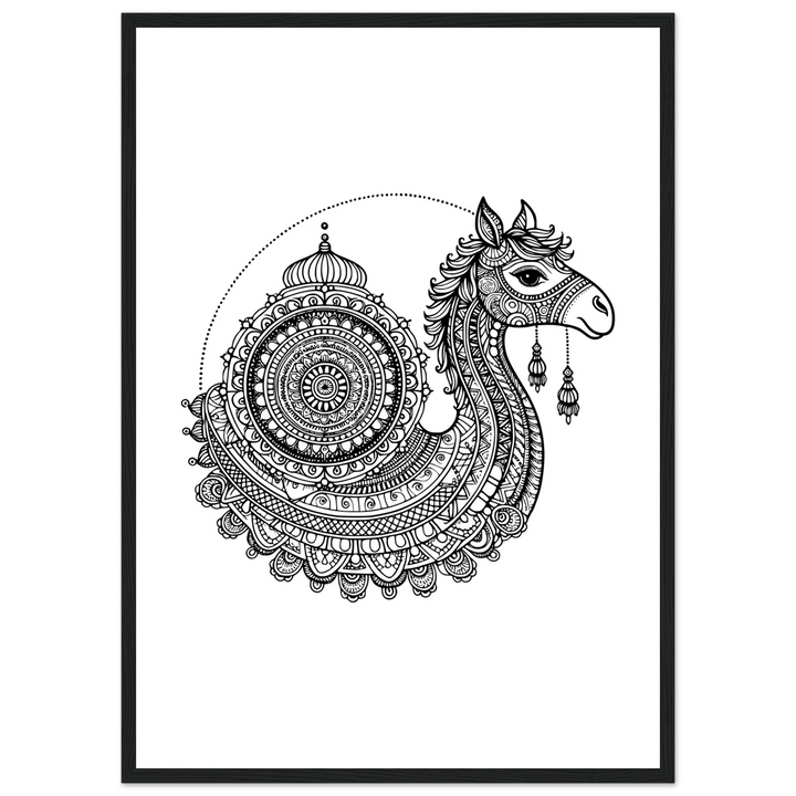 Affiche Dromadaire | Mandala - MoodElle