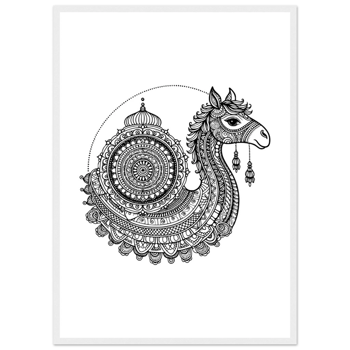 Affiche Dromadaire | Mandala - MoodElle