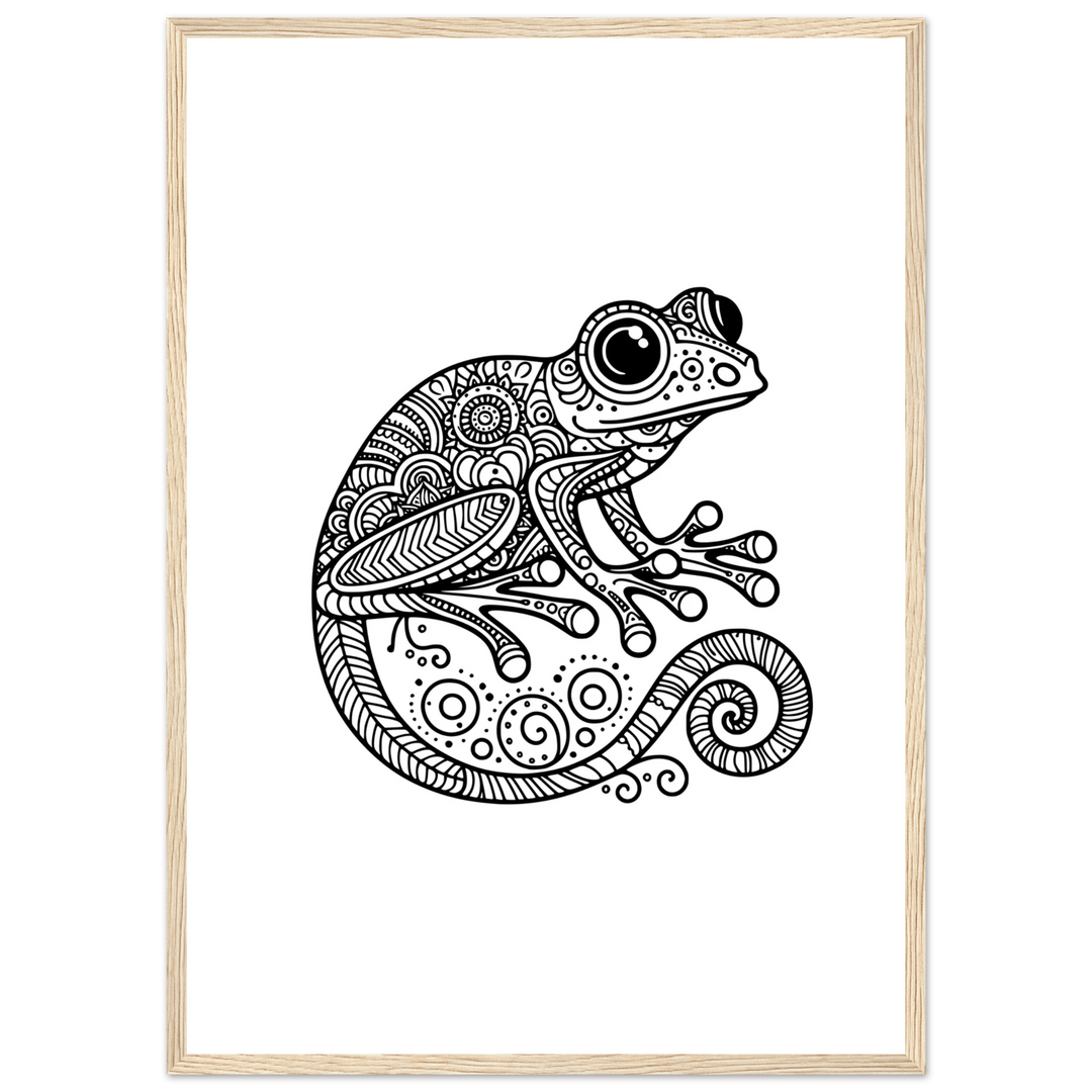 Affiche Grenouille | Mandala - MoodElle