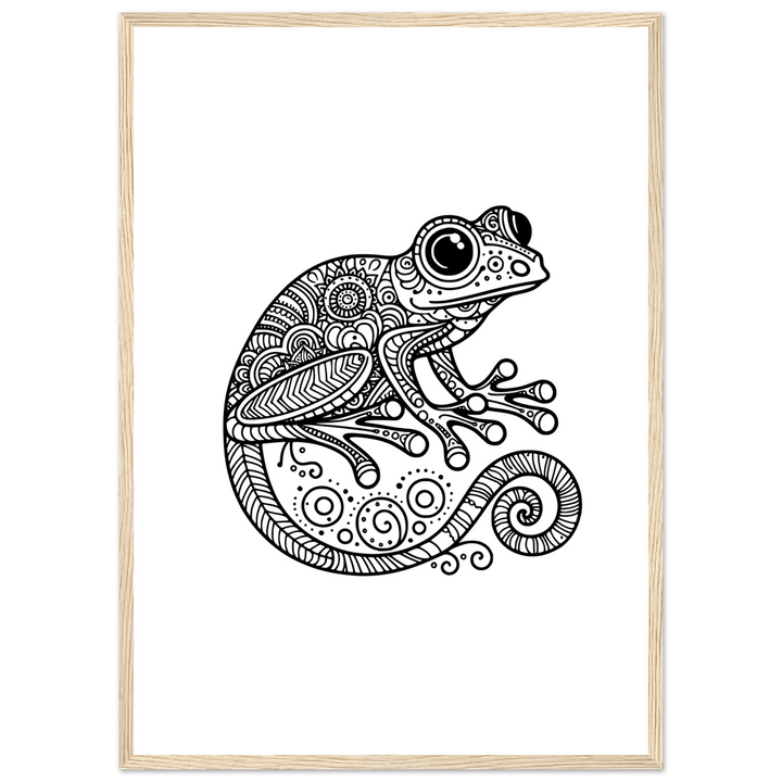 Affiche Grenouille | Mandala - MoodElle