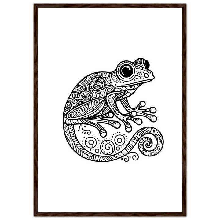 Affiche Grenouille | Mandala - MoodElle