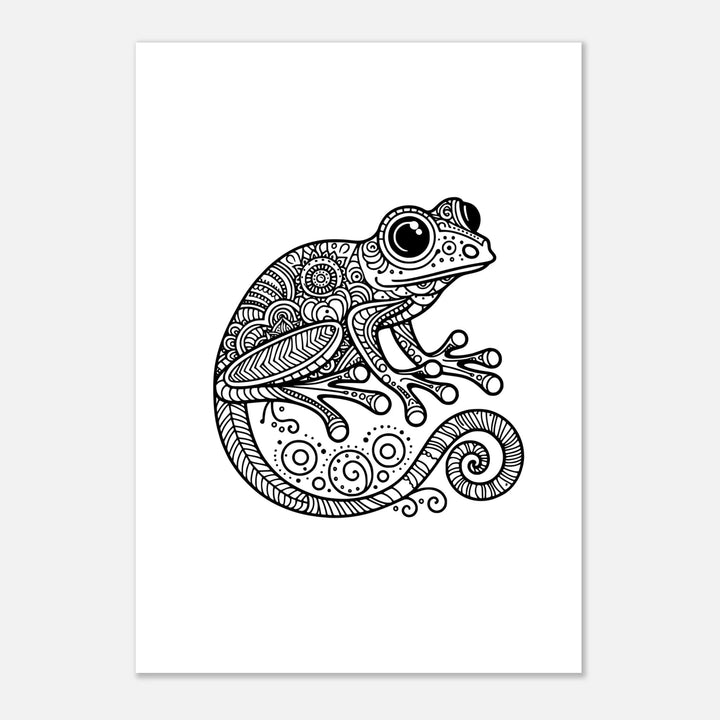 Affiche Grenouille | Mandala - MoodElle