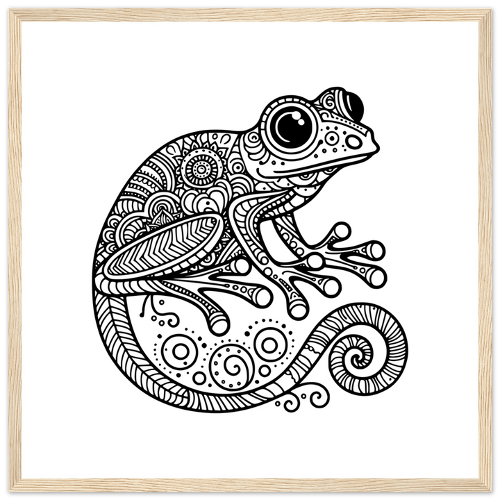 Affiche Grenouille | Mandala - MoodElle