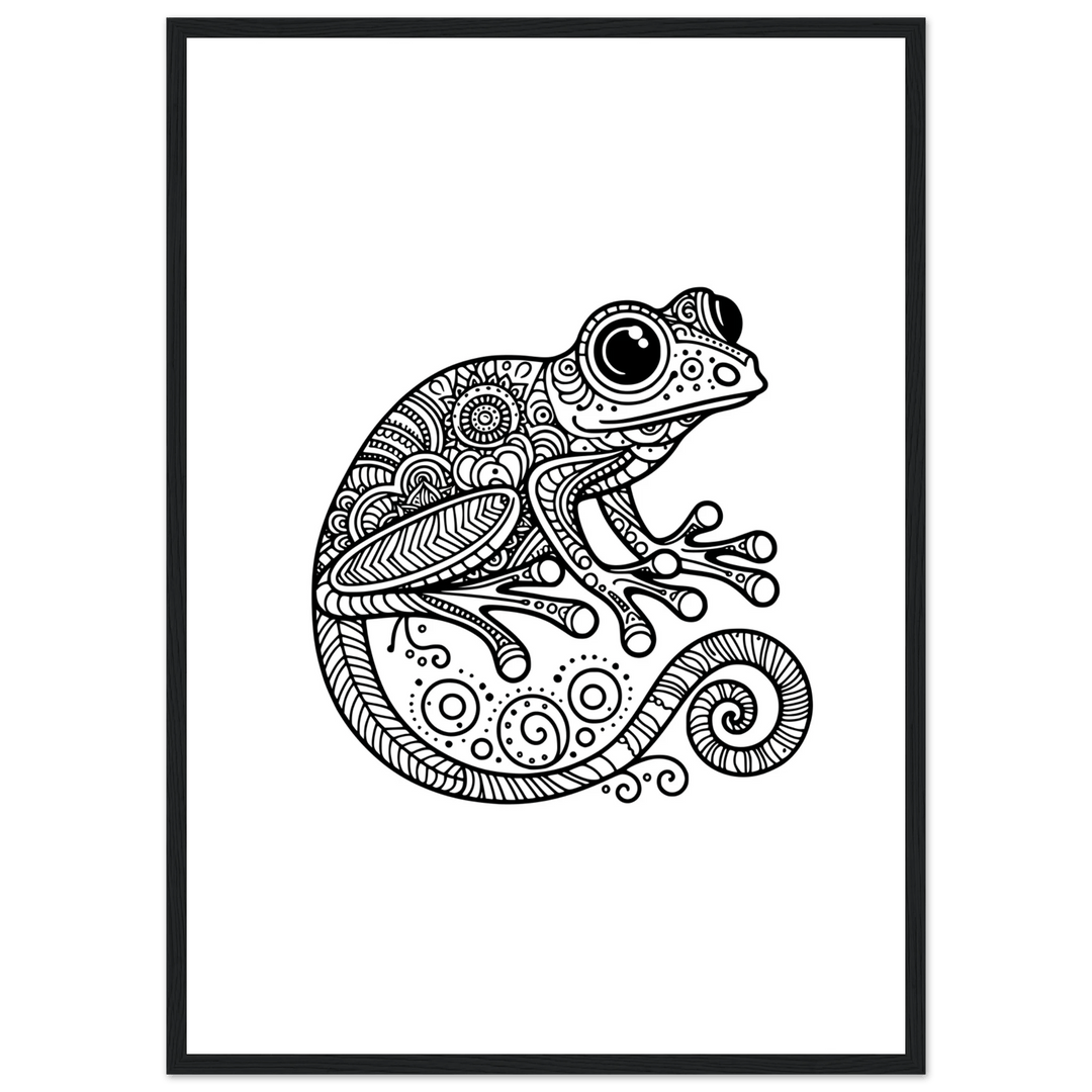 Affiche Grenouille | Mandala - MoodElle