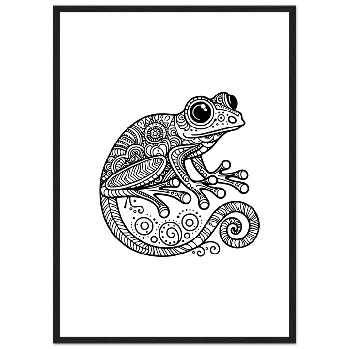 Affiche Grenouille | Mandala - MoodElle