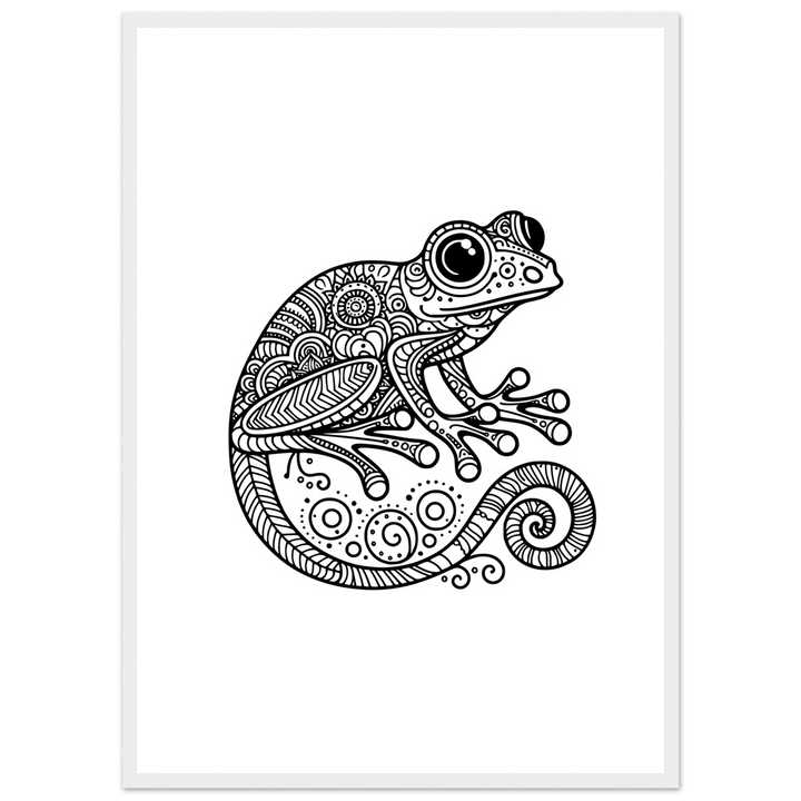 Affiche Grenouille | Mandala - MoodElle