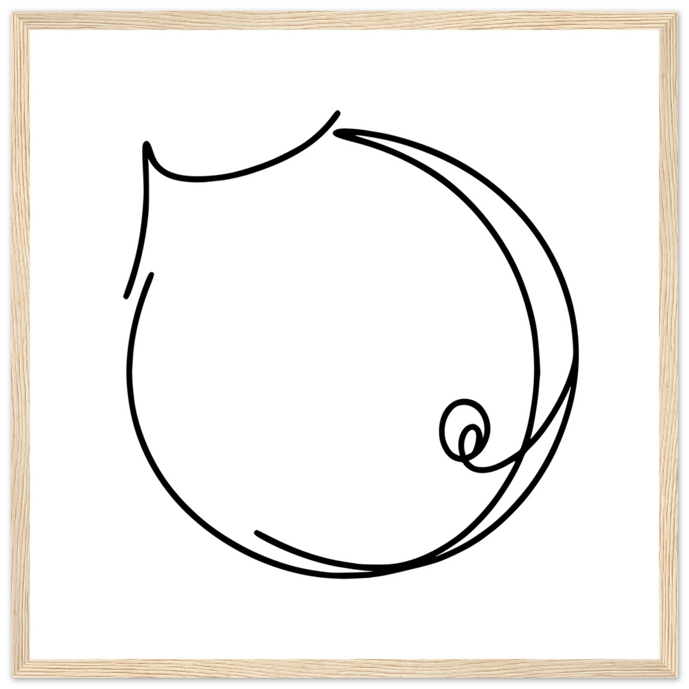 Affiche grossesse | Line Art - MoodElle