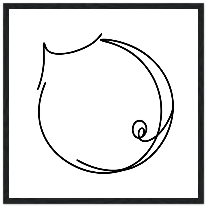 Affiche grossesse | Line Art - MoodElle