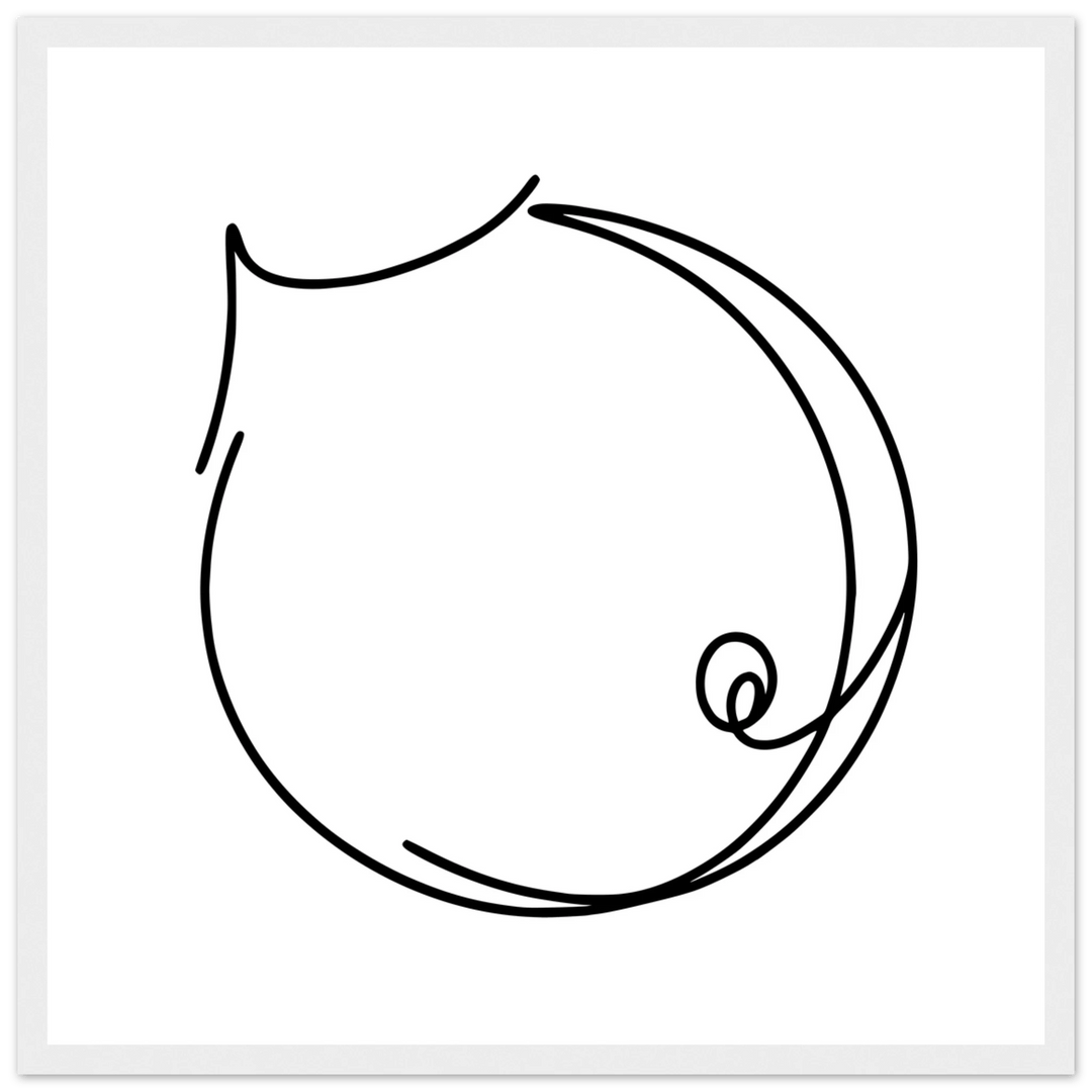 Affiche grossesse | Line Art - MoodElle