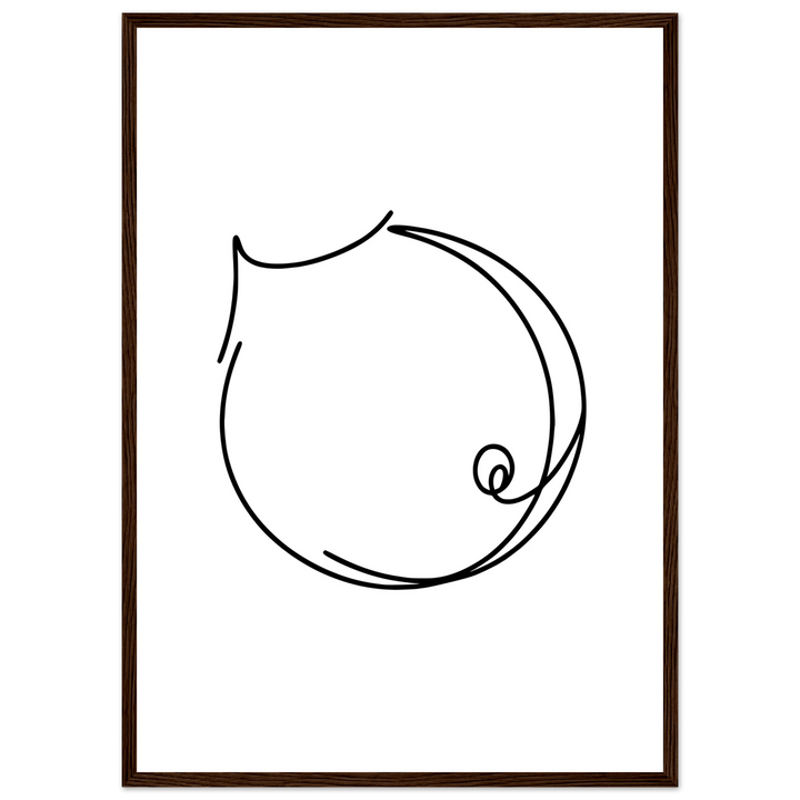 Affiche grossesse | Line Art - MoodElle