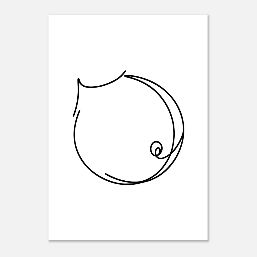 Affiche grossesse | Line Art - MoodElle