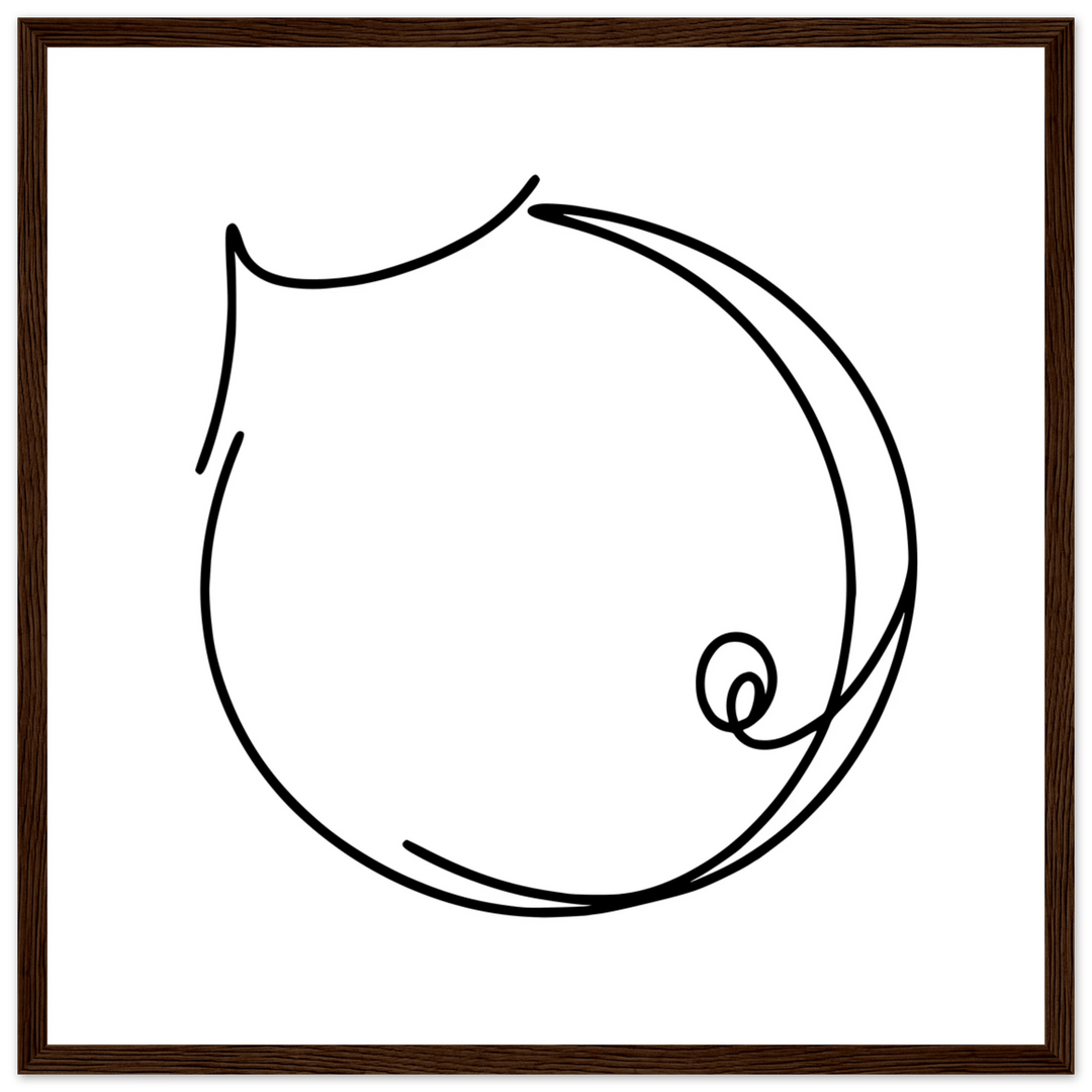 Affiche grossesse | Line Art - MoodElle