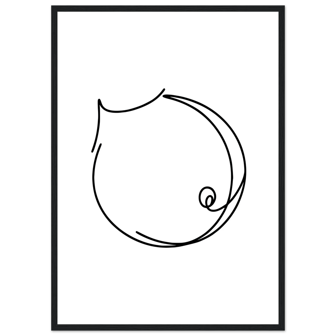 Affiche grossesse | Line Art - MoodElle