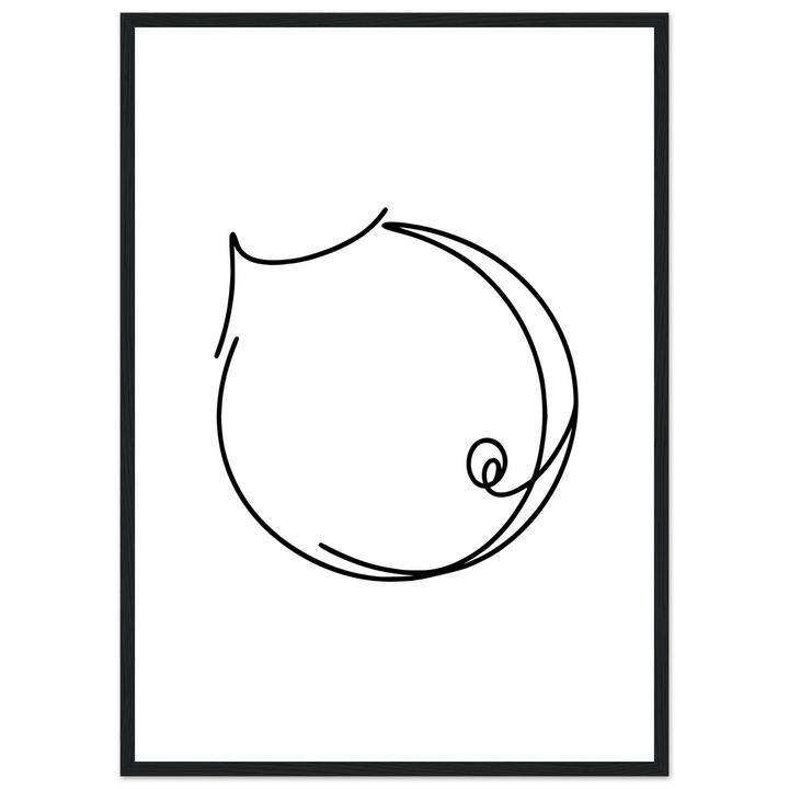 Affiche grossesse | Line Art - MoodElle