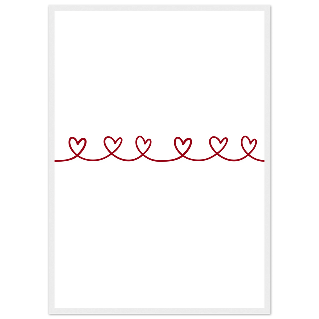 Affiche "Guirlande d'Amour" - MoodElle