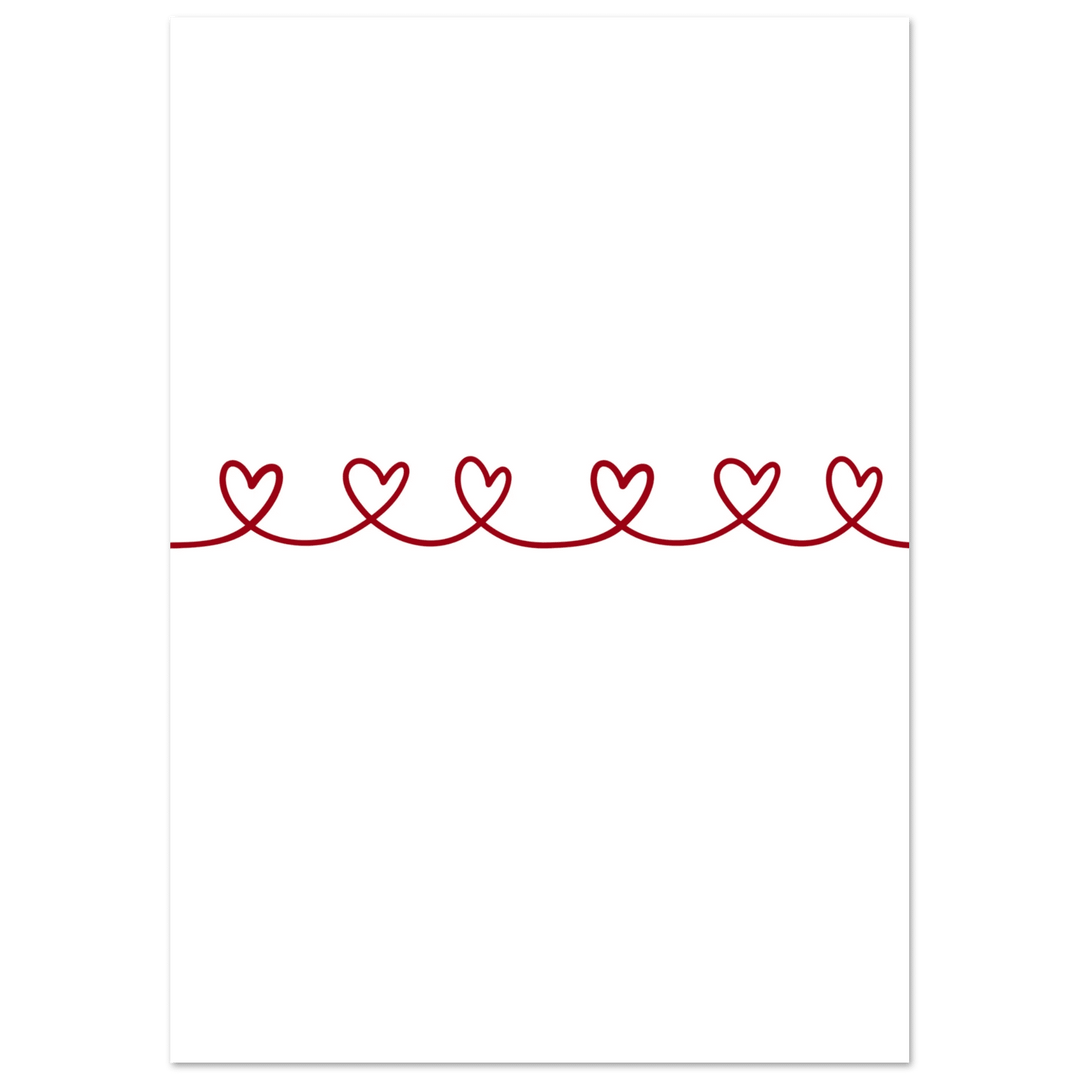 Affiche "Guirlande d'Amour" - MoodElle