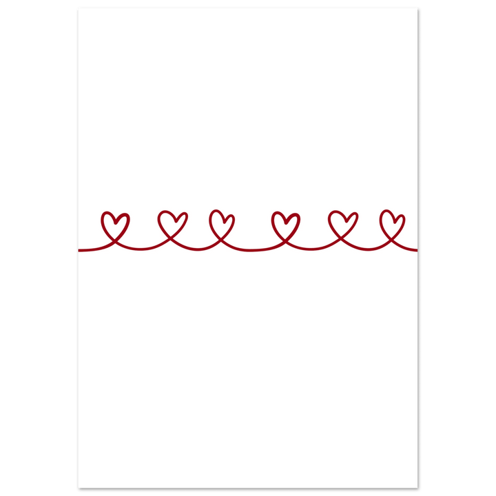 Affiche "Guirlande d'Amour" - MoodElle