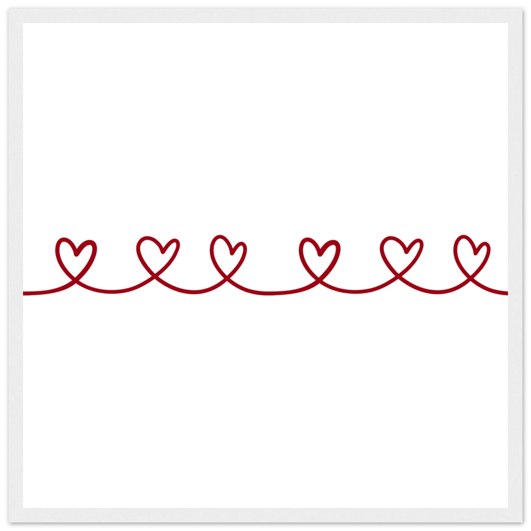 Affiche "Guirlande d'Amour" - MoodElle