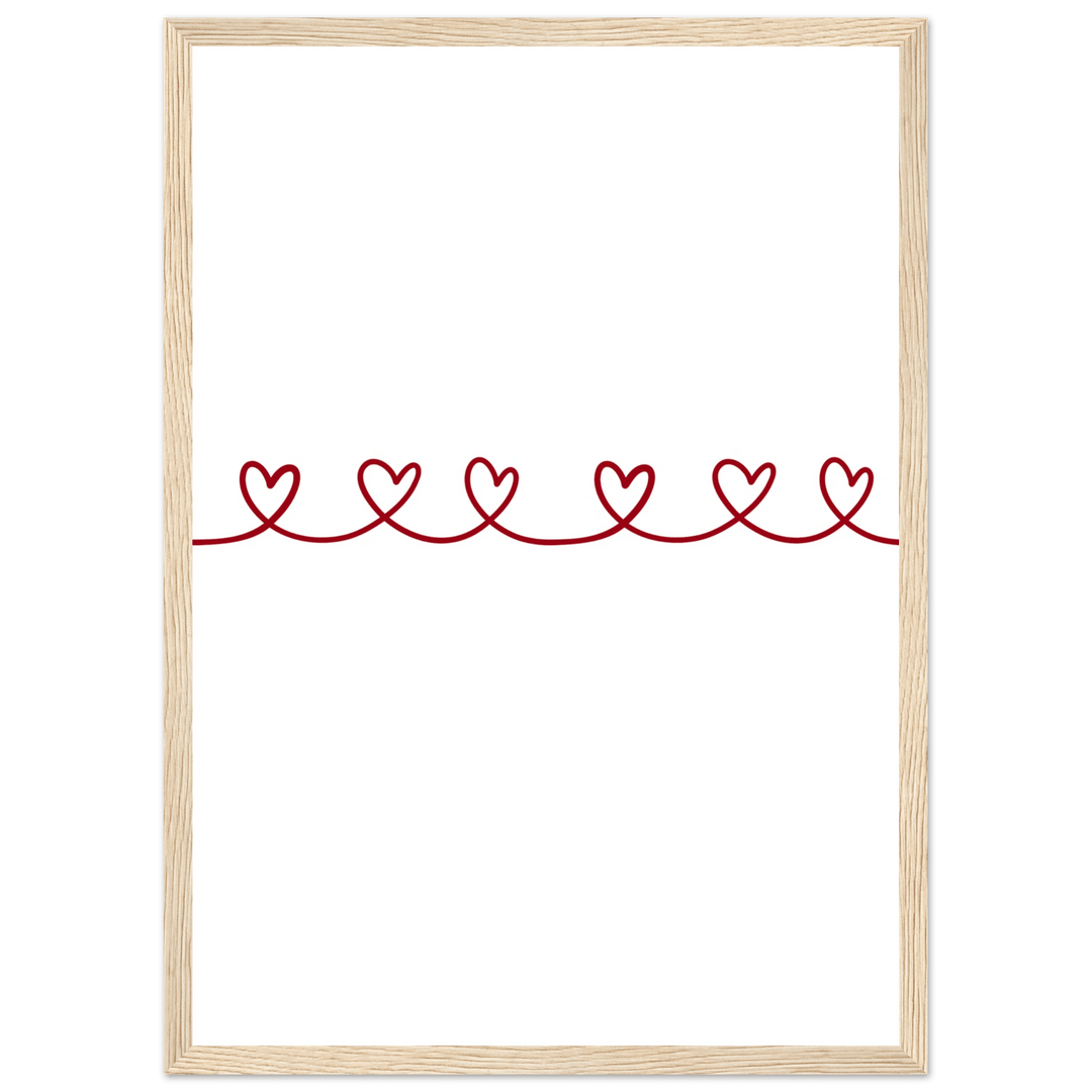 Affiche "Guirlande d'Amour" - MoodElle