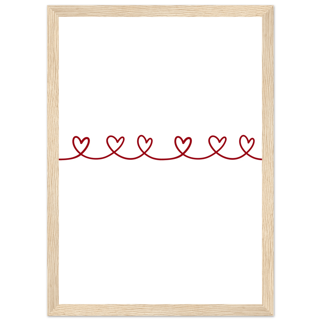 Affiche "Guirlande d'Amour" - MoodElle