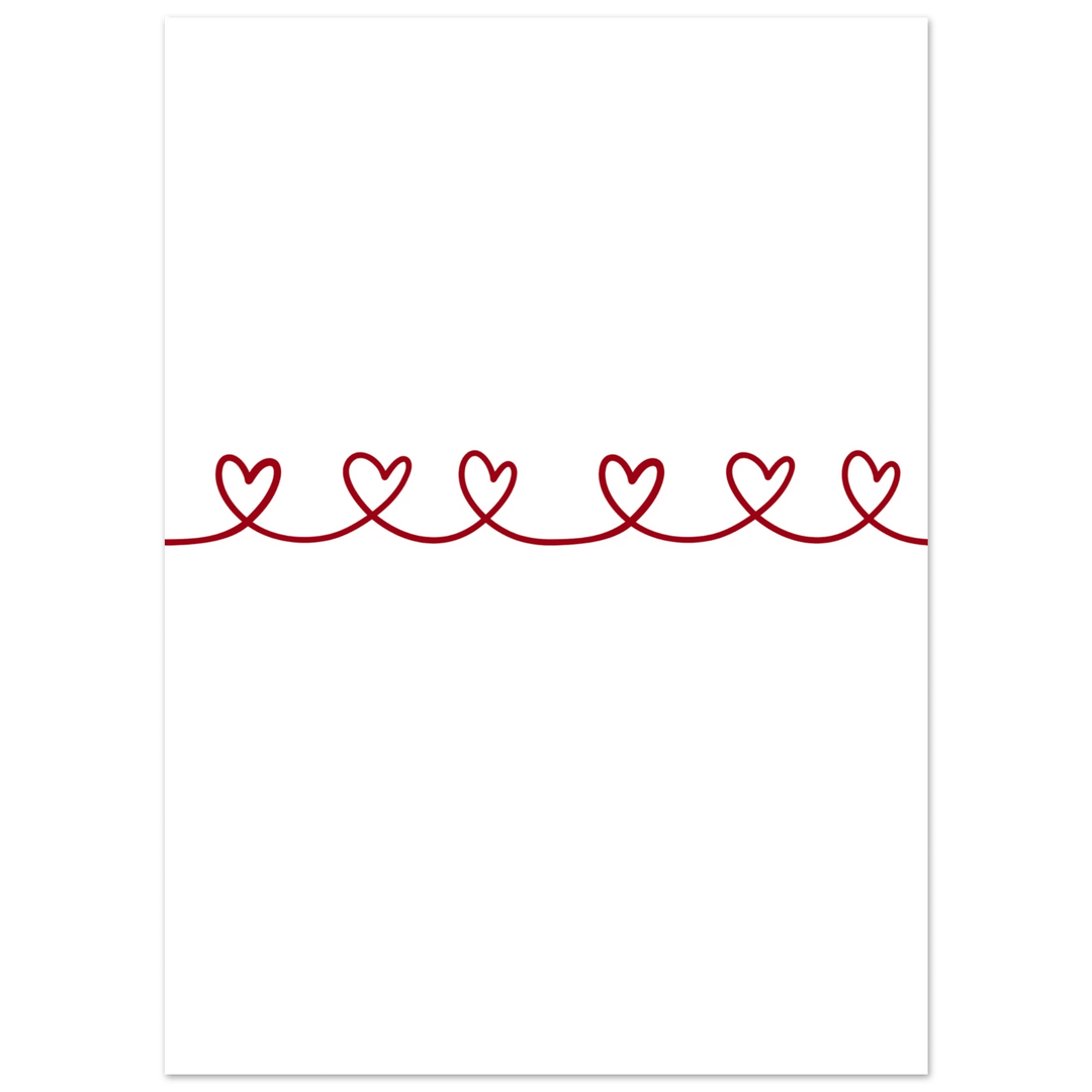 Affiche "Guirlande d'Amour" - MoodElle