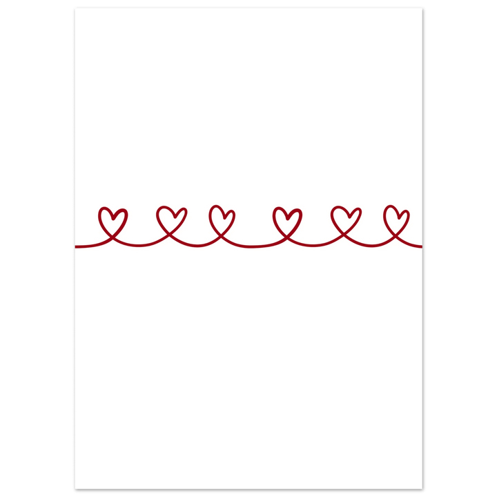 Affiche "Guirlande d'Amour" - MoodElle