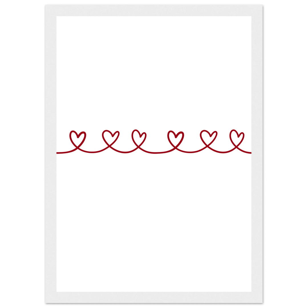 Affiche "Guirlande d'Amour" - MoodElle