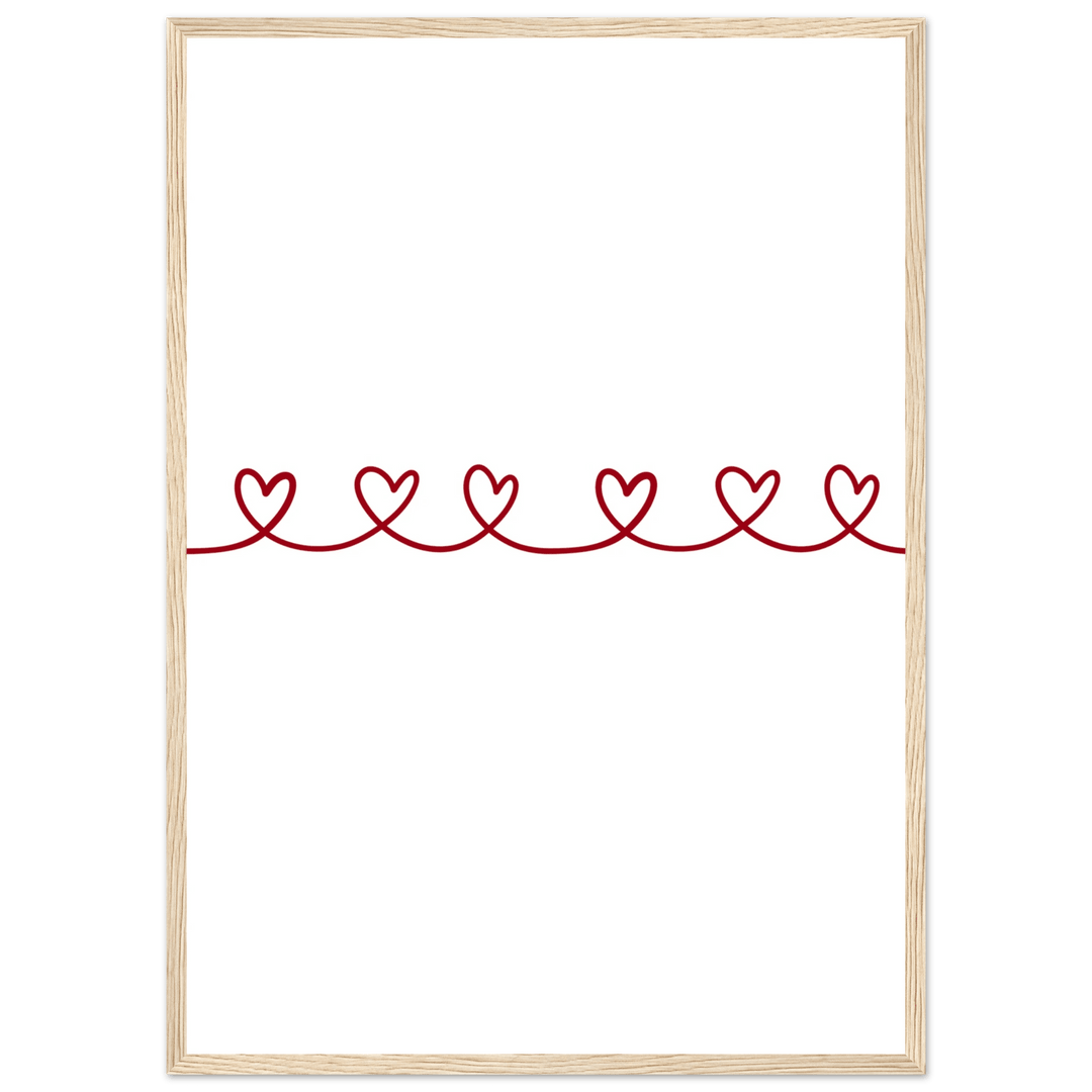 Affiche "Guirlande d'Amour" - MoodElle