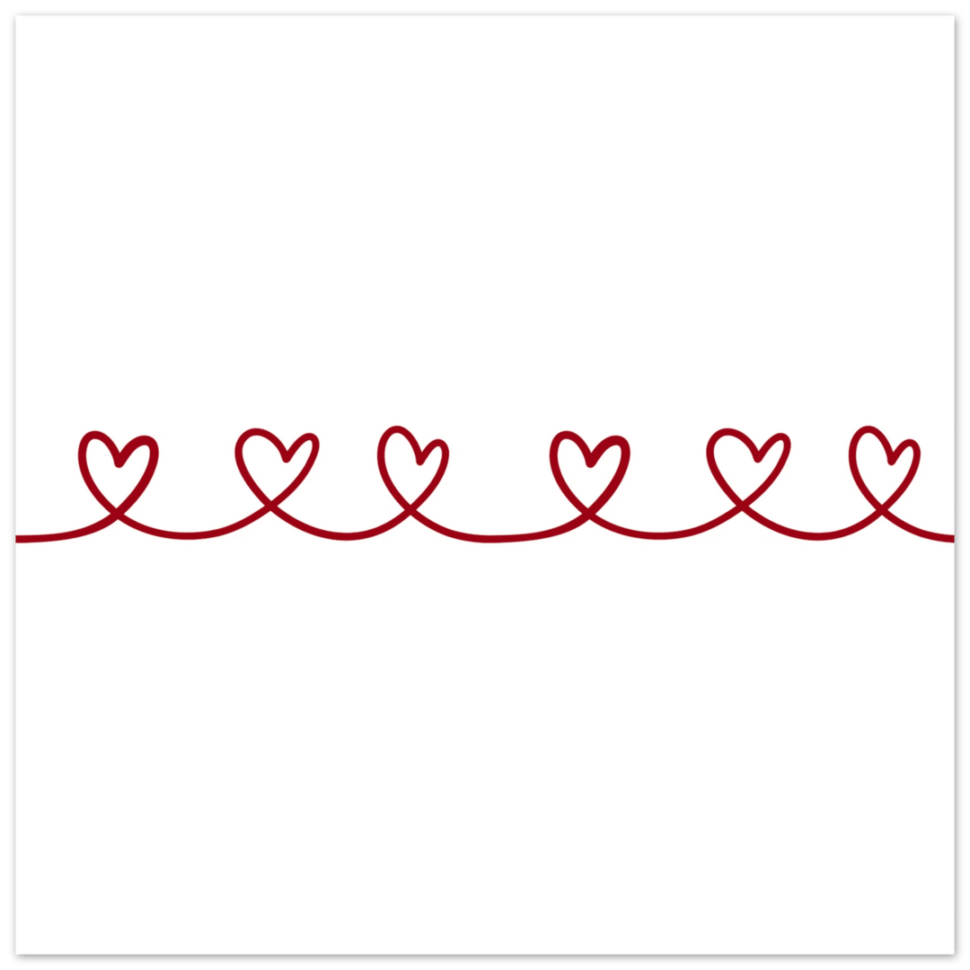 Affiche "Guirlande d'Amour" - MoodElle