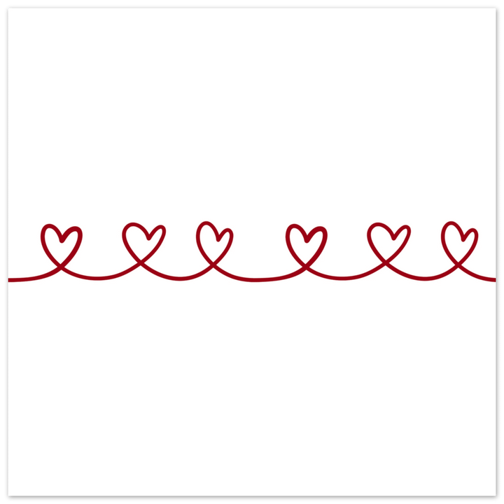 Affiche "Guirlande d'Amour" - MoodElle