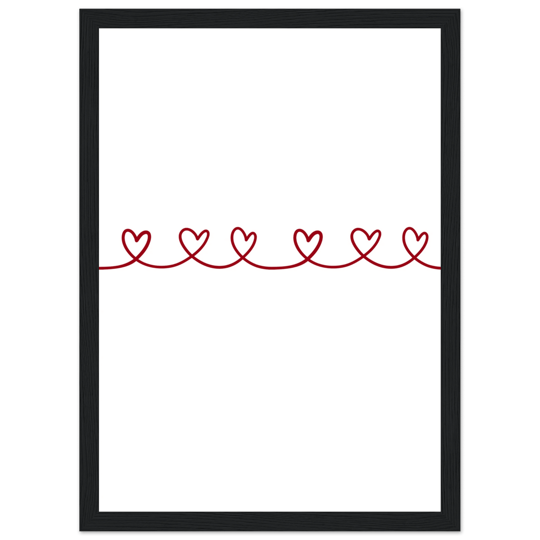 Affiche "Guirlande d'Amour" - MoodElle