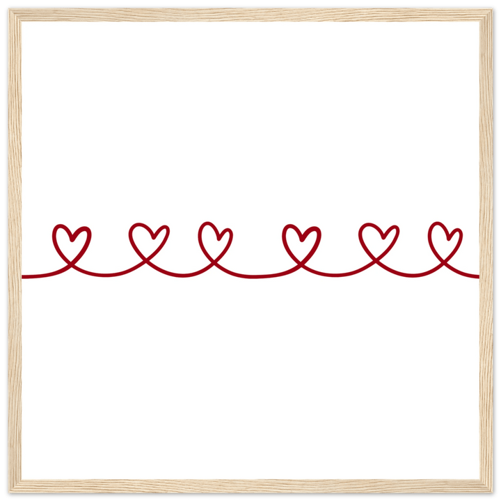 Affiche "Guirlande d'Amour" - MoodElle