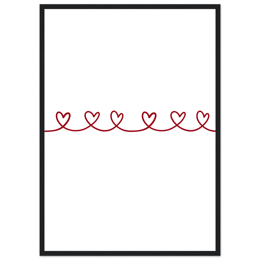 Affiche "Guirlande d'Amour" - MoodElle