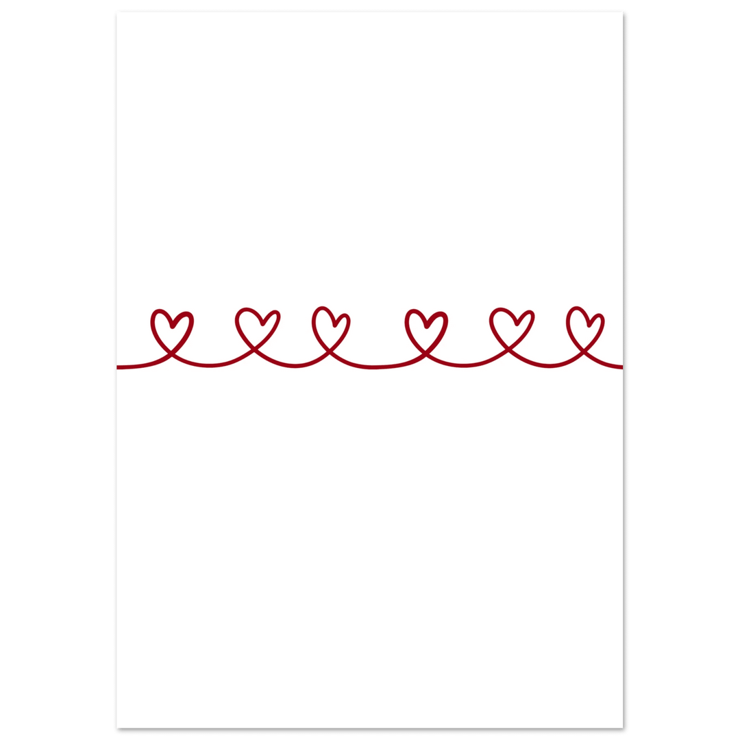 Affiche "Guirlande d'Amour" - MoodElle