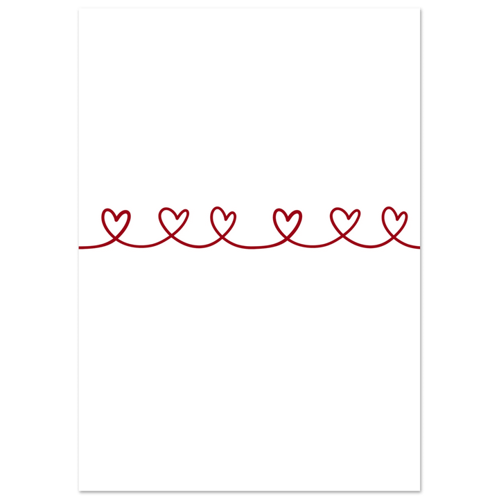 Affiche "Guirlande d'Amour" - MoodElle