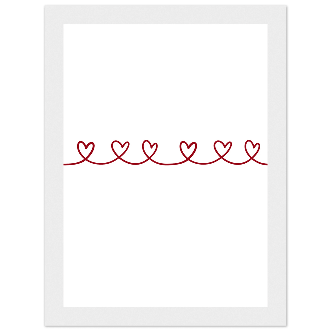 Affiche "Guirlande d'Amour" - MoodElle