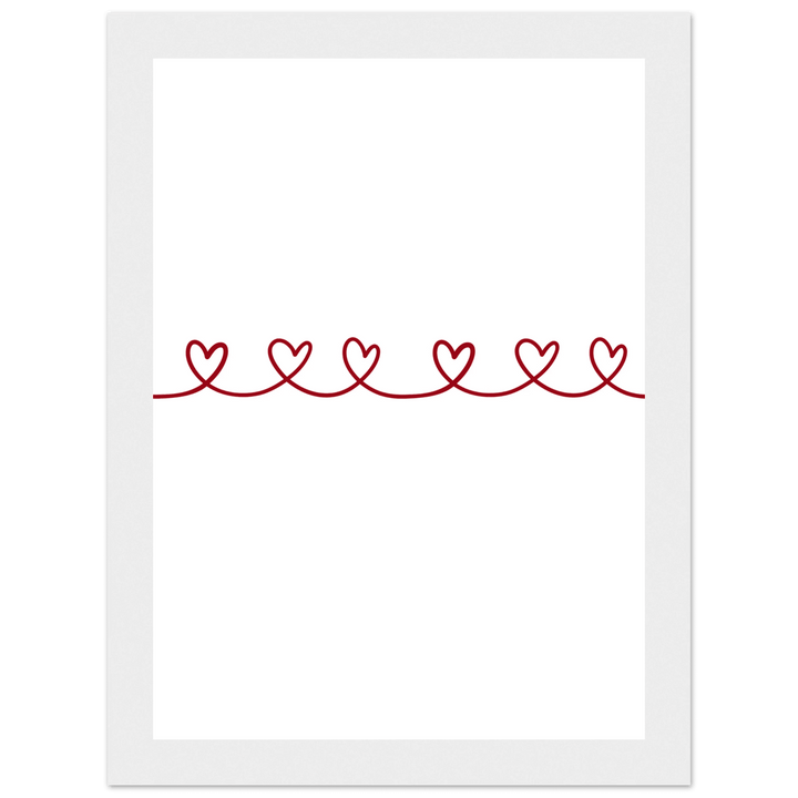 Affiche "Guirlande d'Amour" - MoodElle