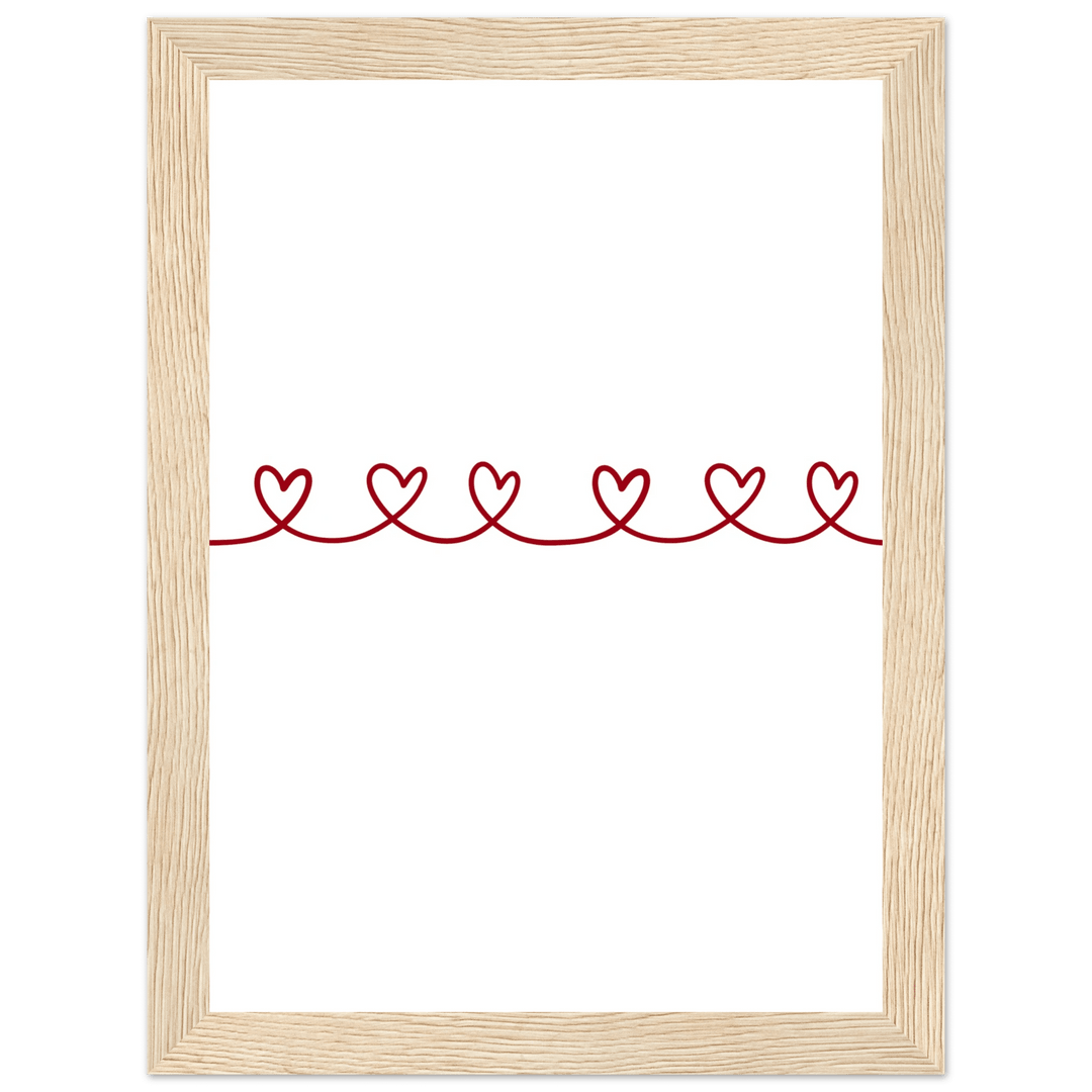 Affiche "Guirlande d'Amour" - MoodElle